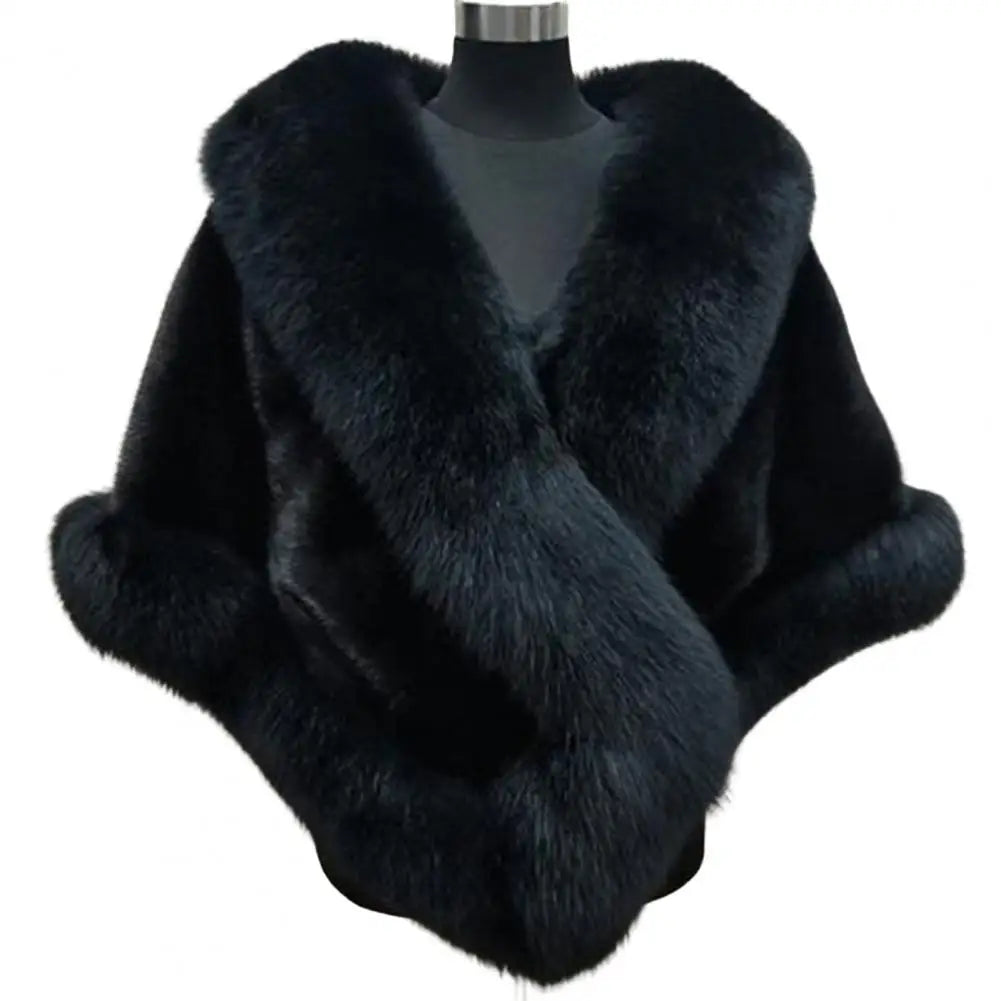 Luxury Fur Poncho, Fluffy Shawl Fur Shawl, Women Jackets