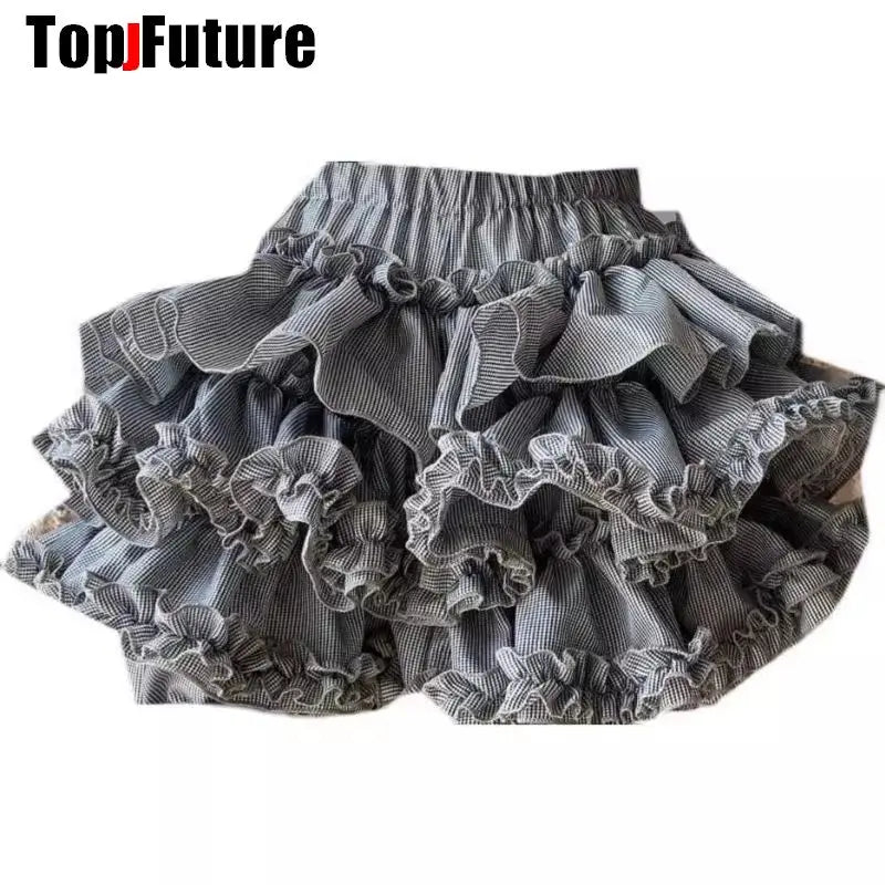 Women Spice Girl Gothic tutu Skirts Punk Grunge Rock Pompon Skirt Harajuku Streetwear Y2K Girl bouffant skirts Bog Standard Gown