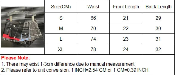 2025 New Women's Cotton Lace Patchwork Design Plaid Mini Leather Skirts Streetwear Female Modern Punk Irregular Pleated Skirt