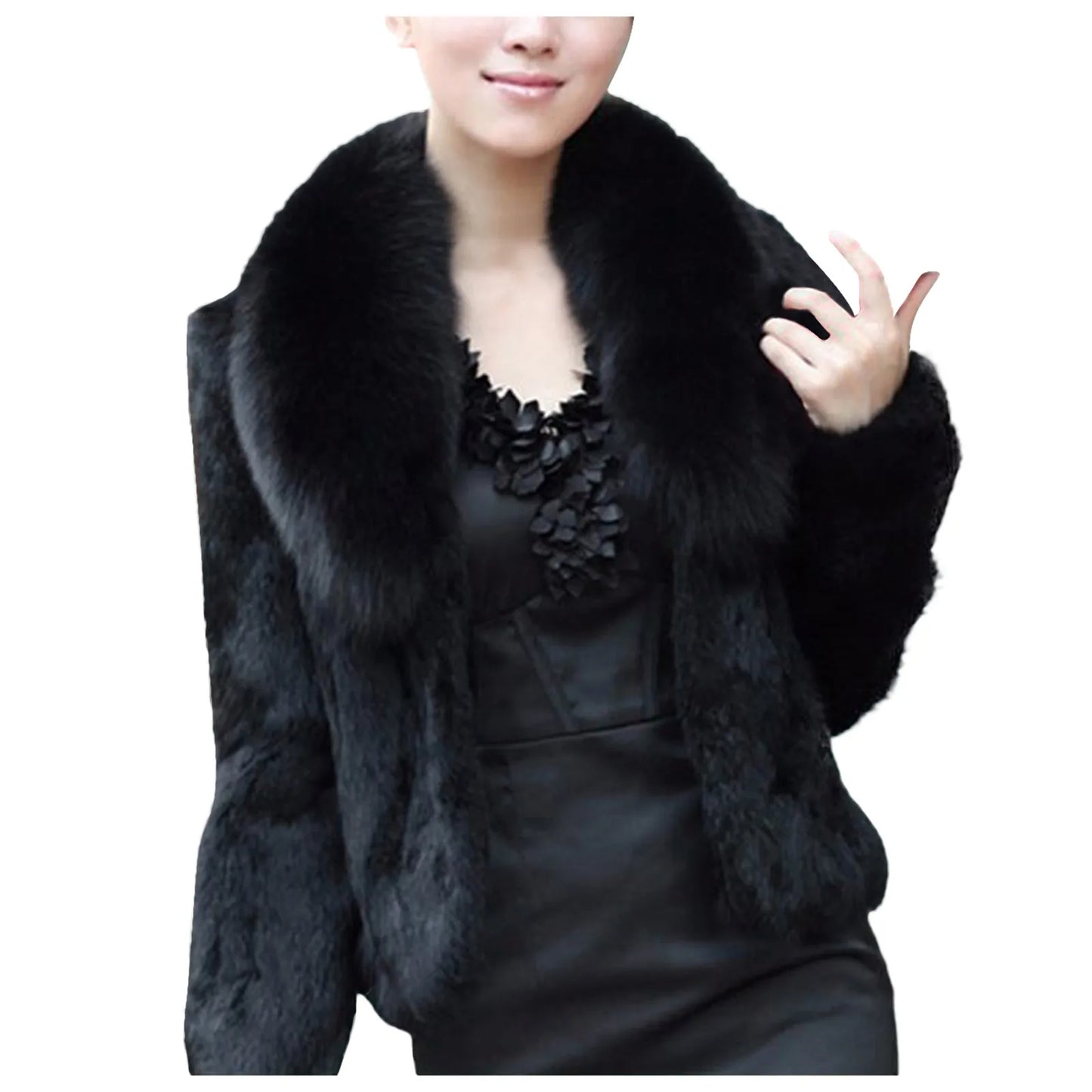 Women's Warm Faux Fur Coat