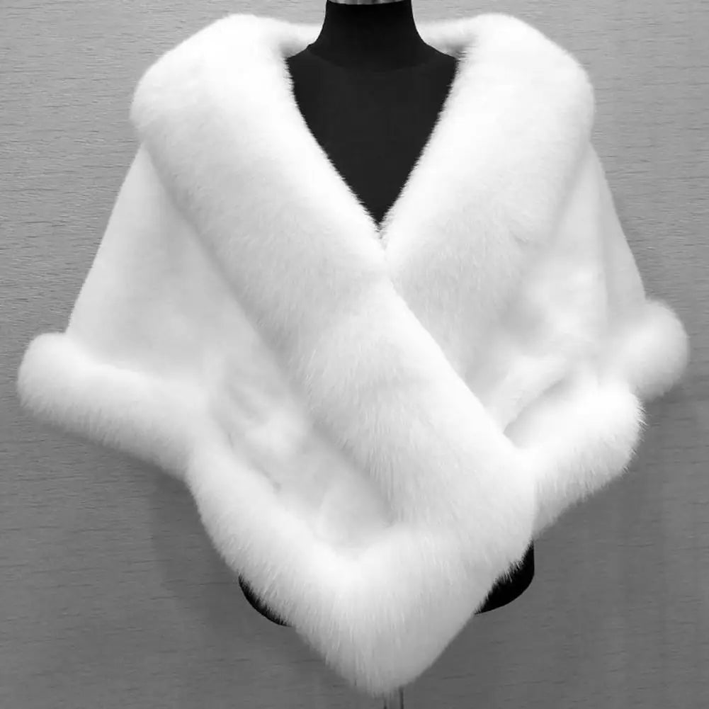 Luxury Fur Poncho, Fluffy Shawl Fur Shawl, Women Jackets