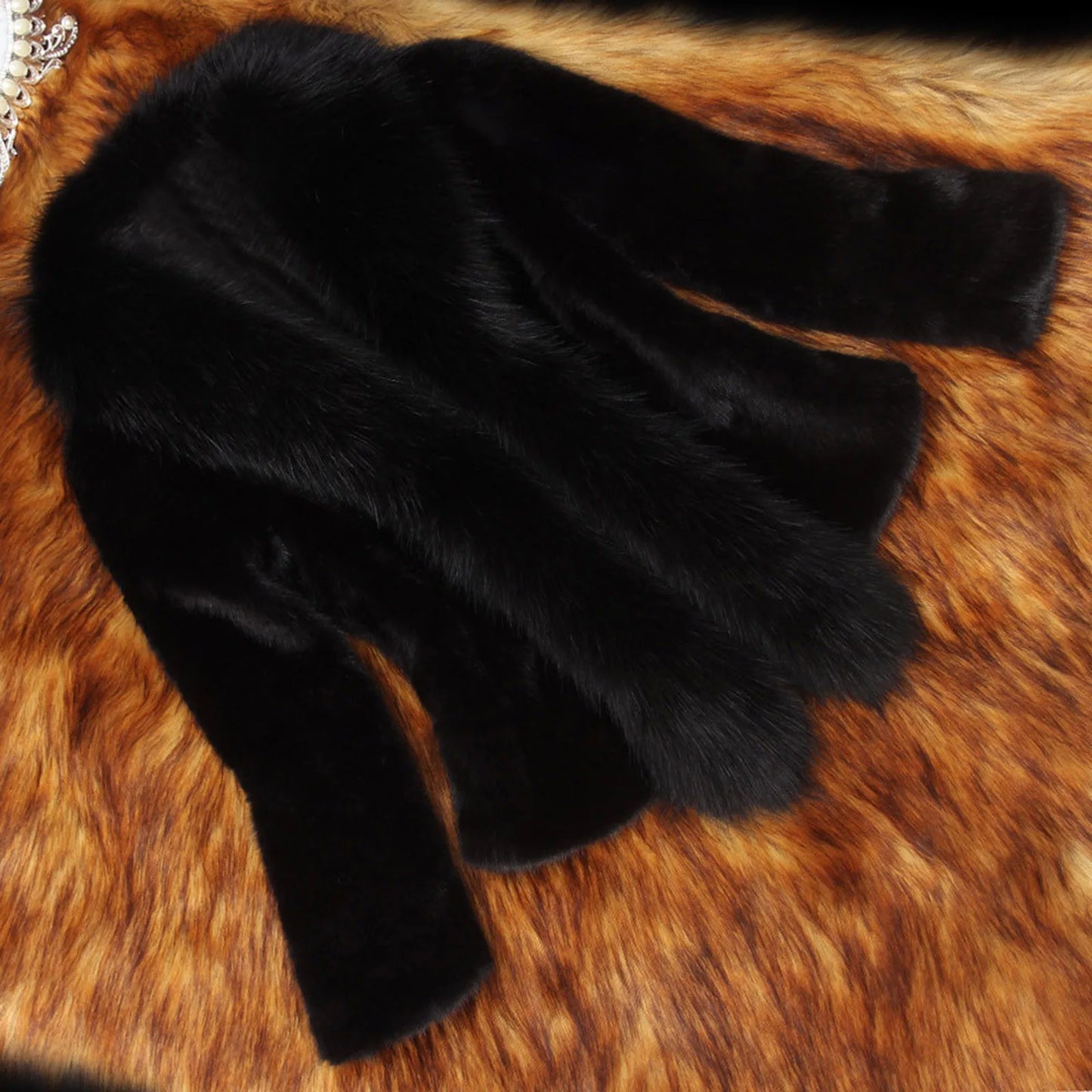 Plush Fur-Lined Trench