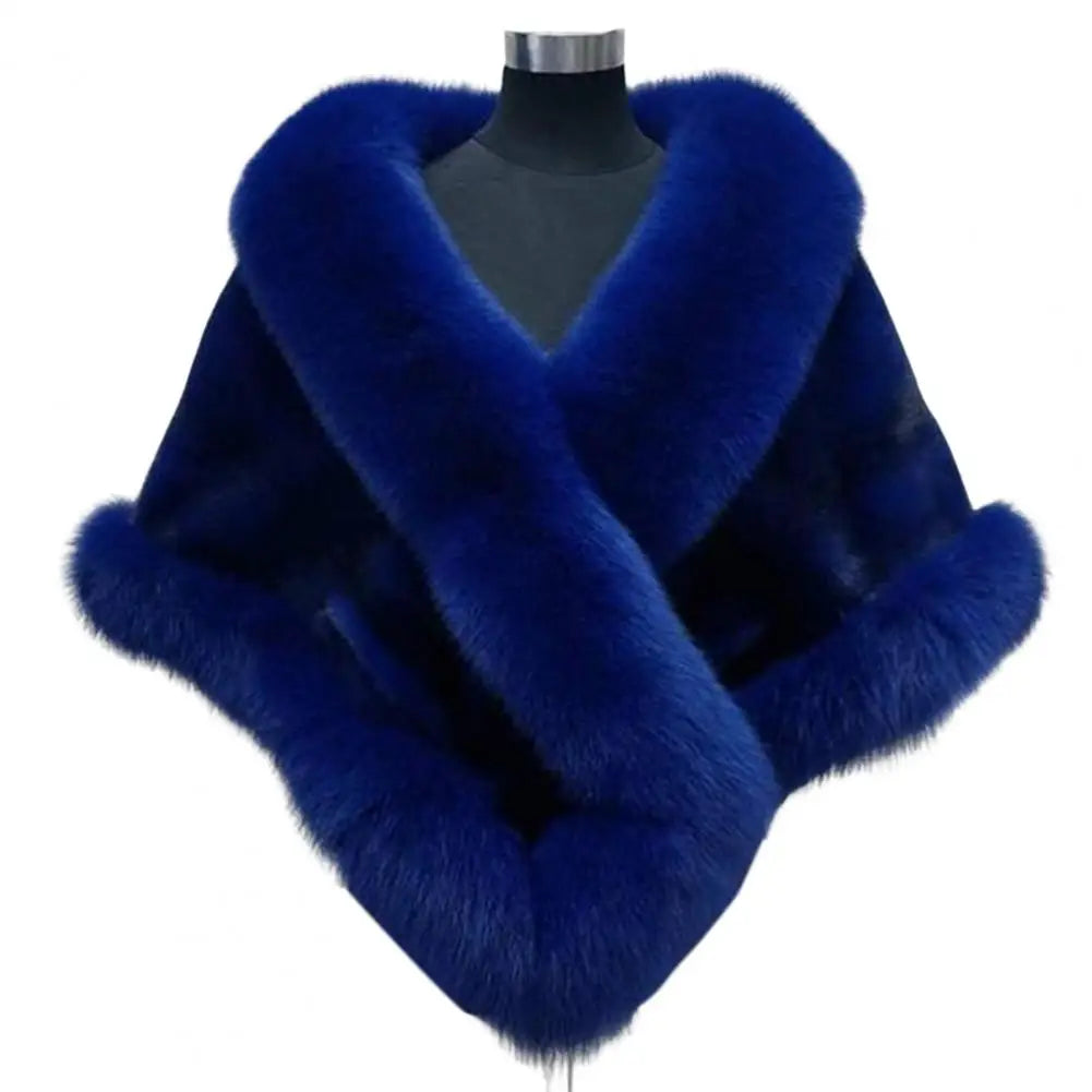 Luxury Fur Poncho, Fluffy Shawl Fur Shawl, Women Jackets