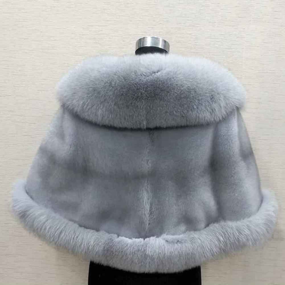 Luxury Fur Poncho, Fluffy Shawl Fur Shawl, Women Jackets