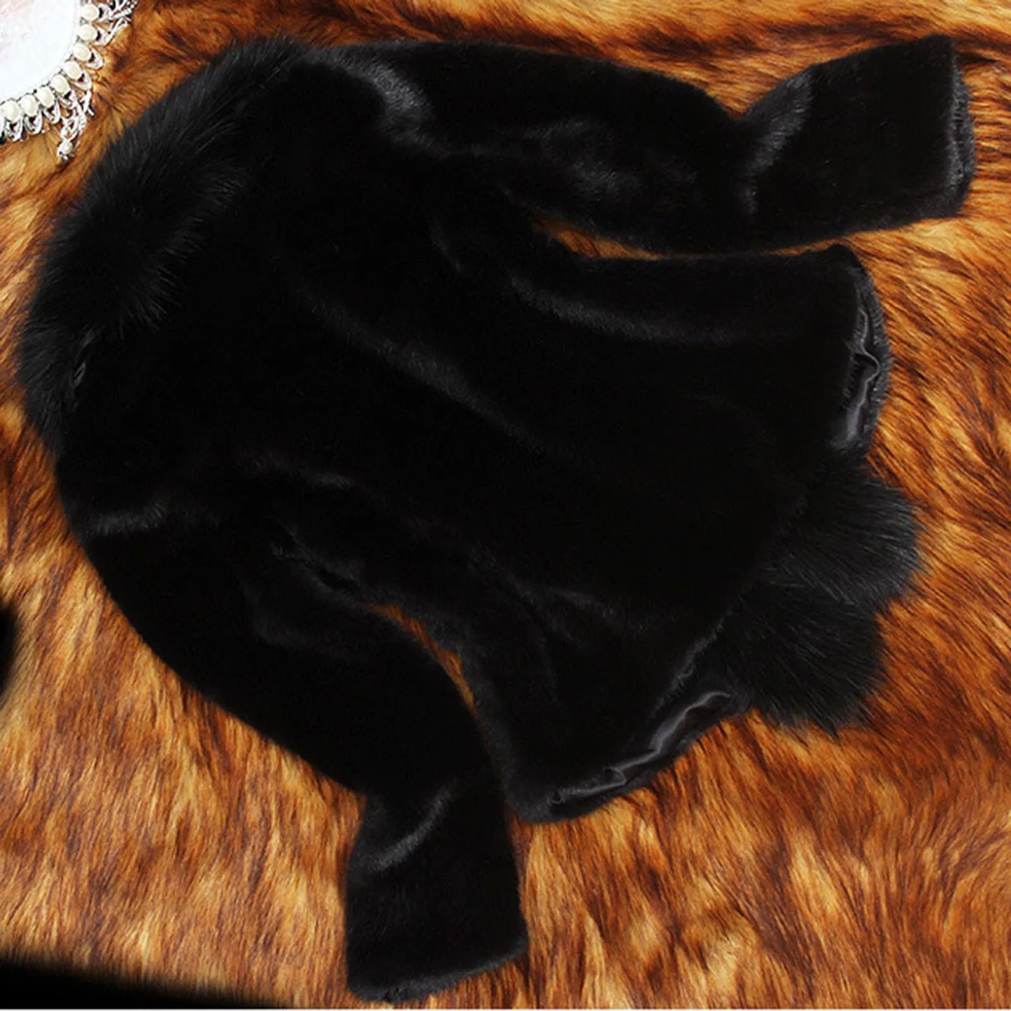 Plush Fur-Lined Trench