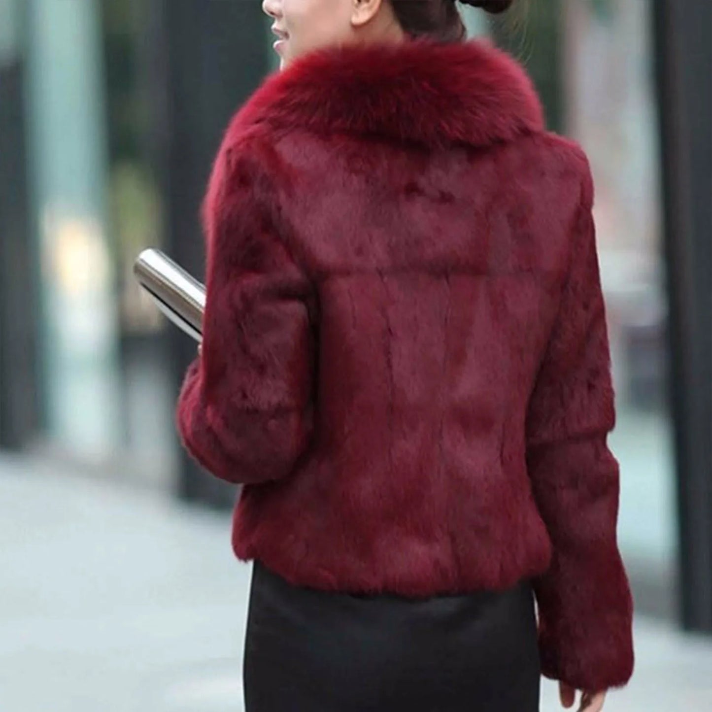 Women's Warm Faux Fur Coat