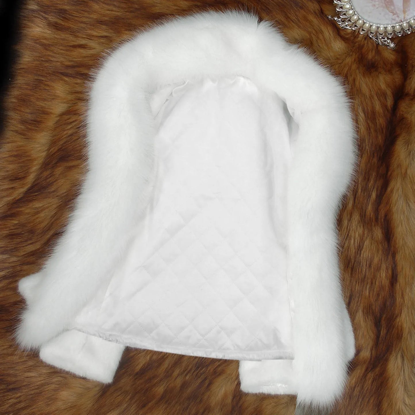 Plush Fur-Lined Trench