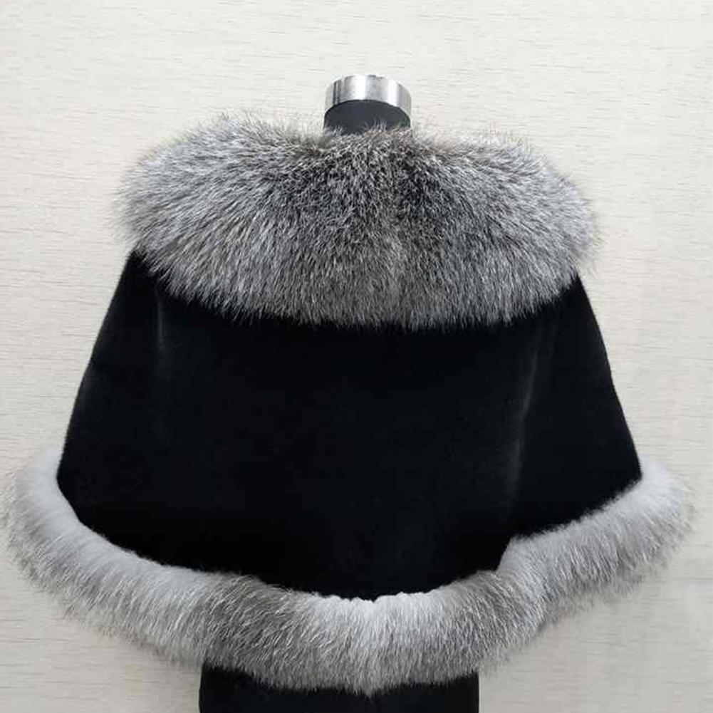 Luxury Fur Poncho, Fluffy Shawl Fur Shawl, Women Jackets