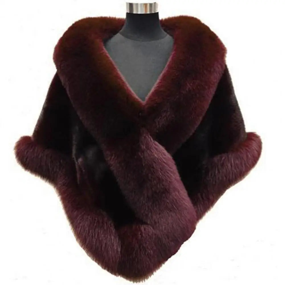 Luxury Fur Poncho, Fluffy Shawl Fur Shawl, Women Jackets