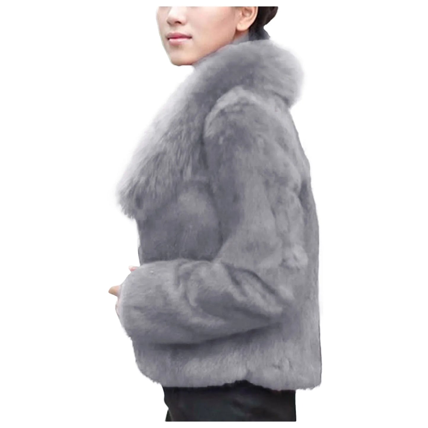 Women's Warm Faux Fur Coat