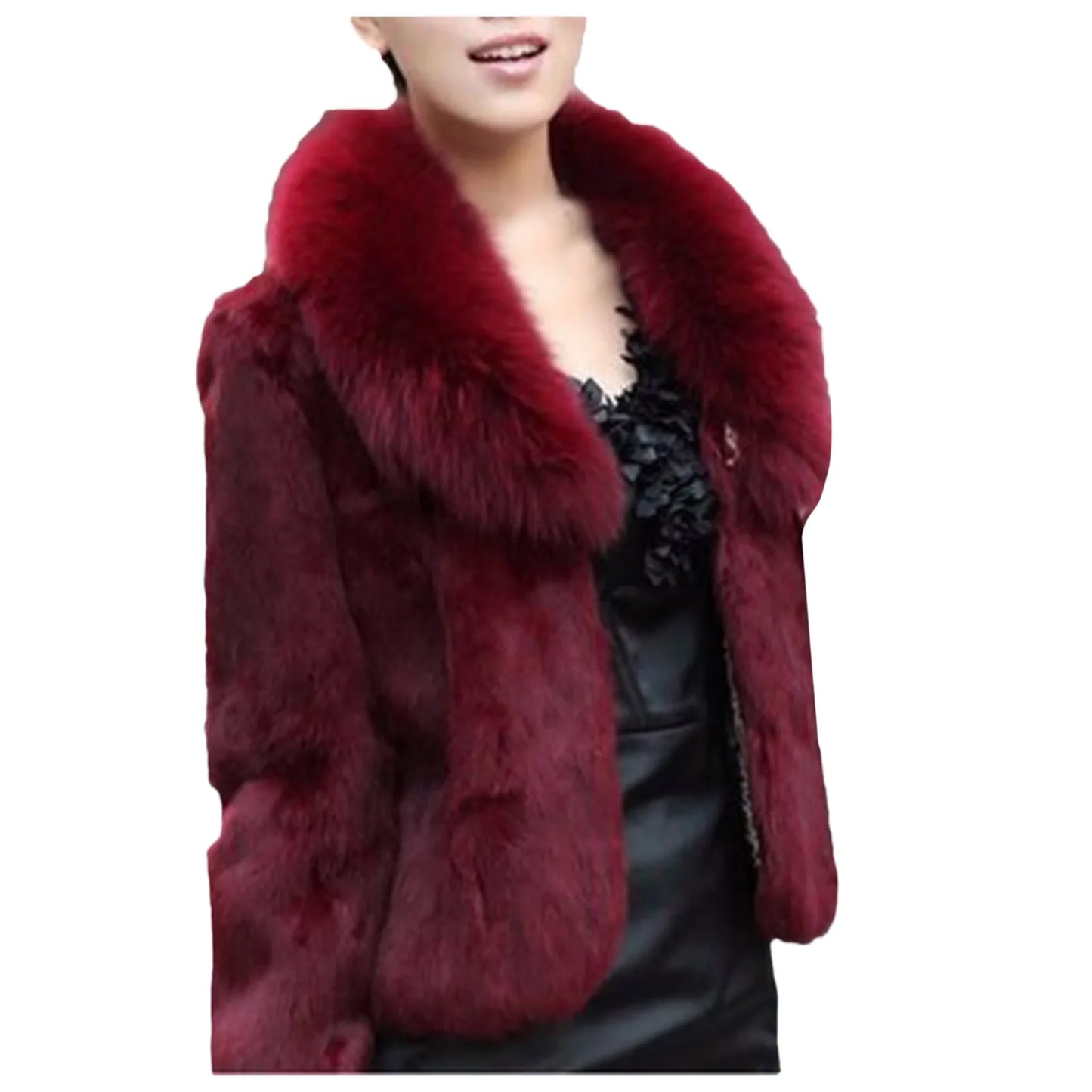 Women's Warm Faux Fur Coat