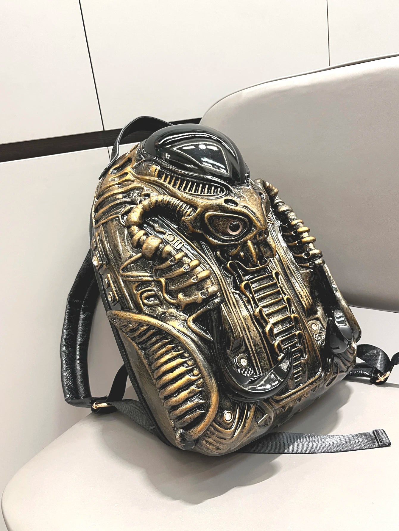 Dancing Engine Designer Backpack Purse