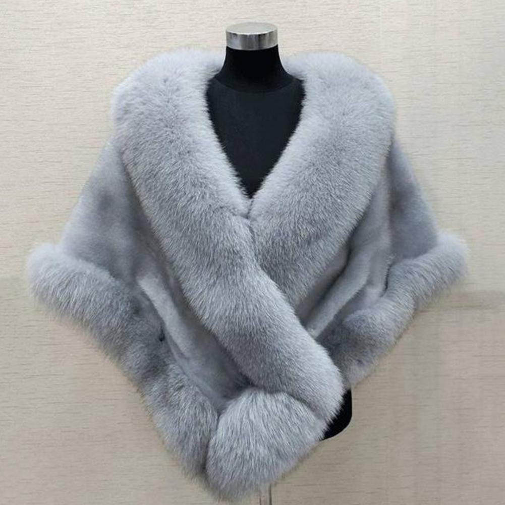 Luxury Fur Poncho, Fluffy Shawl Fur Shawl, Women Jackets