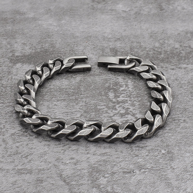 Punk Vintage Stainless Steel Bangle Bracelet