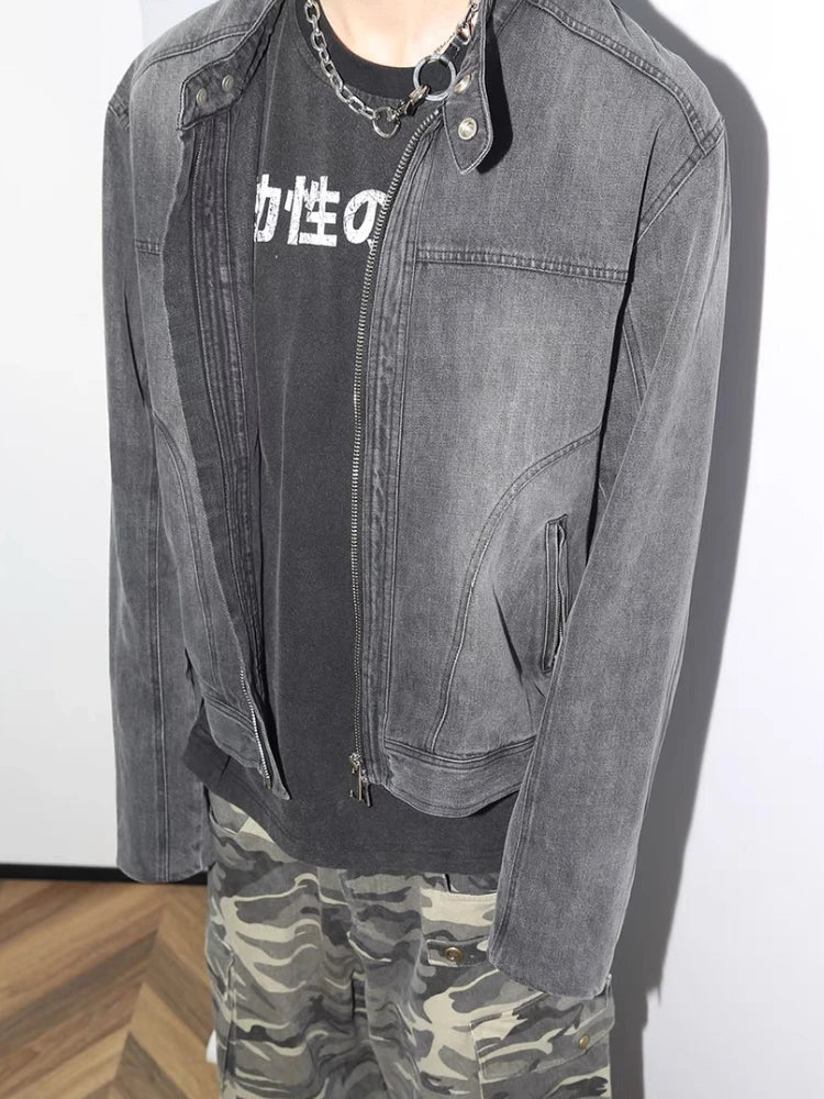 Denim Jacket, Men’s Washed Vintage