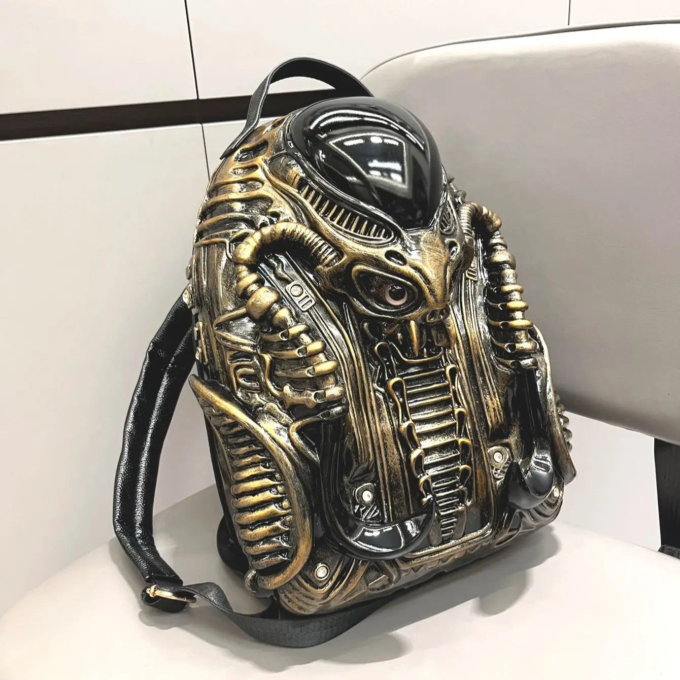 Dancing Engine Designer Backpack Purse